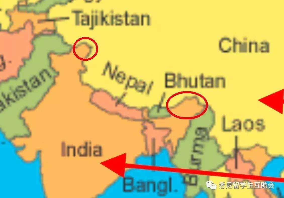 Chinese students left fuming after Sydney uni lecturer uses contested map of China-India border