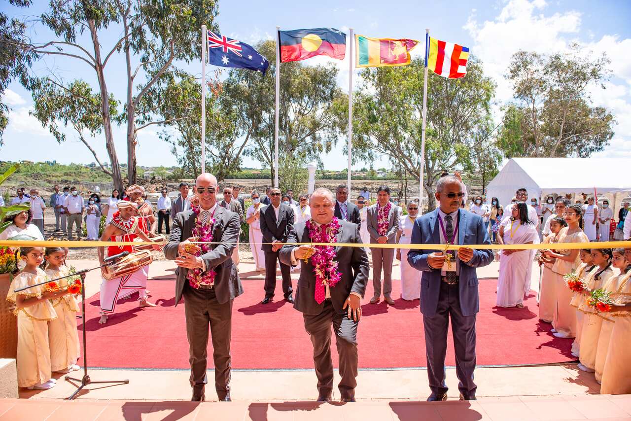 New Cultural and Sinhala Language School Building at Berwick Shakyamuni Sambuddha Vihara in Australia Inaugurated
