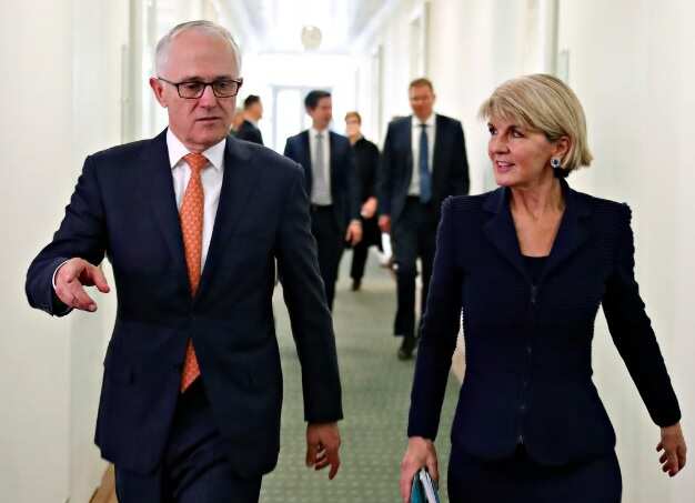 Julie Bishop resigned as AUS Foreign Minister