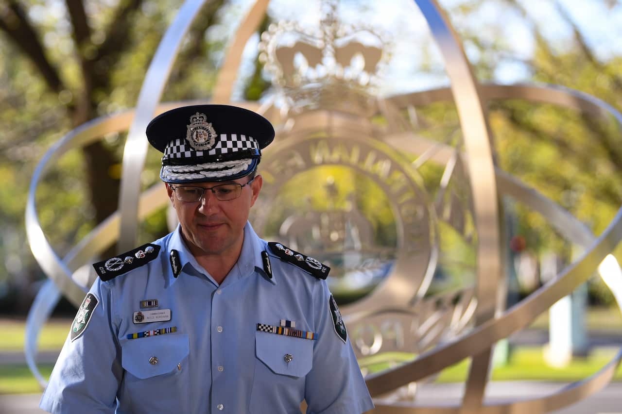Australian Federal Police (AFP) Commissioner Reece Kershaw.