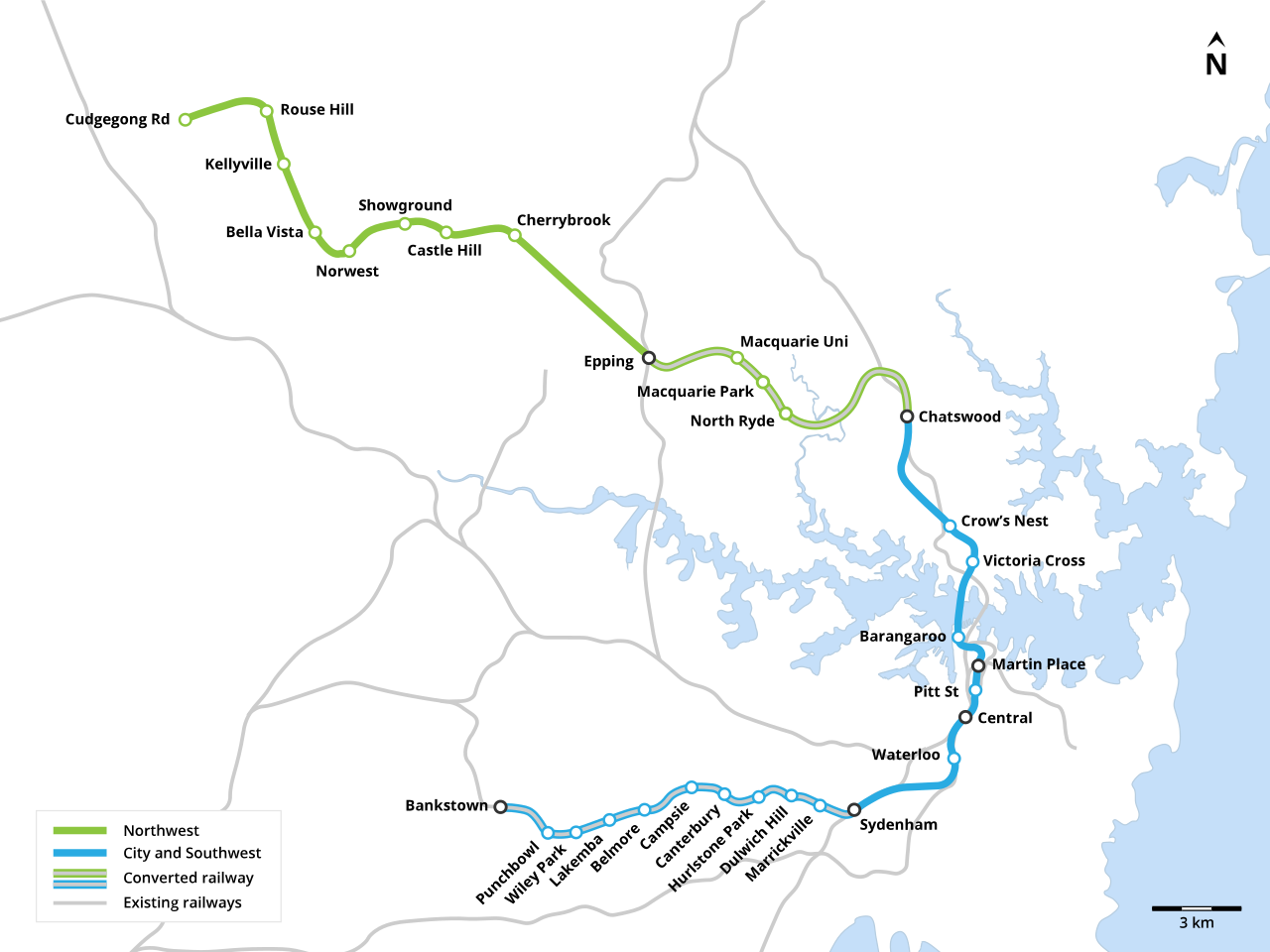 List of Sydney Metro railway station