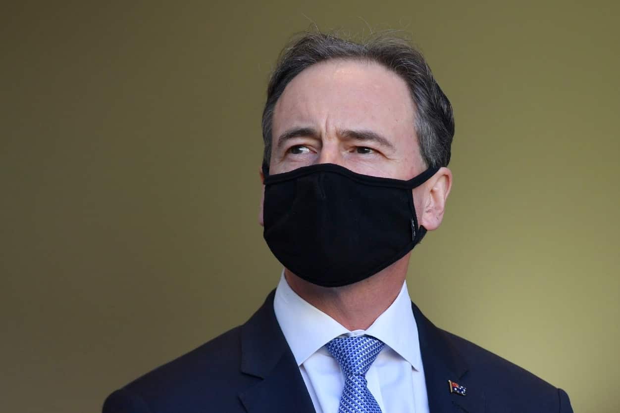 Health Minister Greg Hunt. 