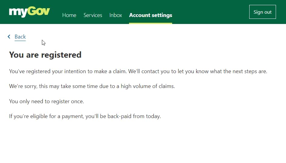 How to register intention to claim Coronavirus Supplement?