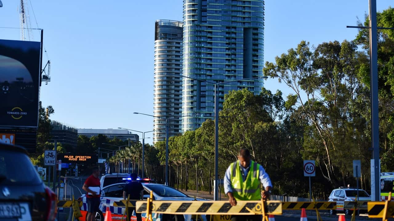 The Opal Tower is seen at Sydney Olympic Park in Sydney, Monday, December 24, 2018. 