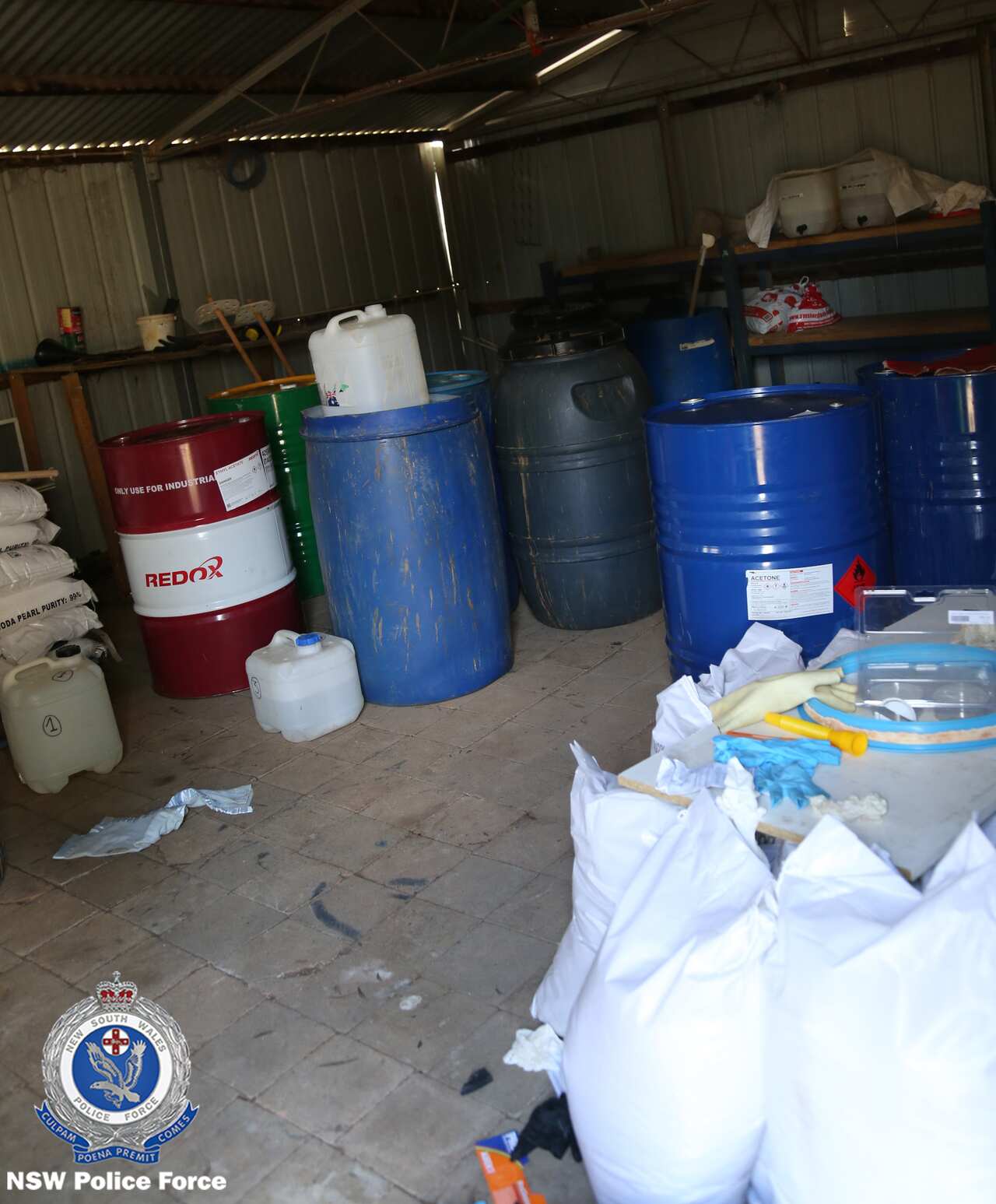 a large-scale clandestine laboratory