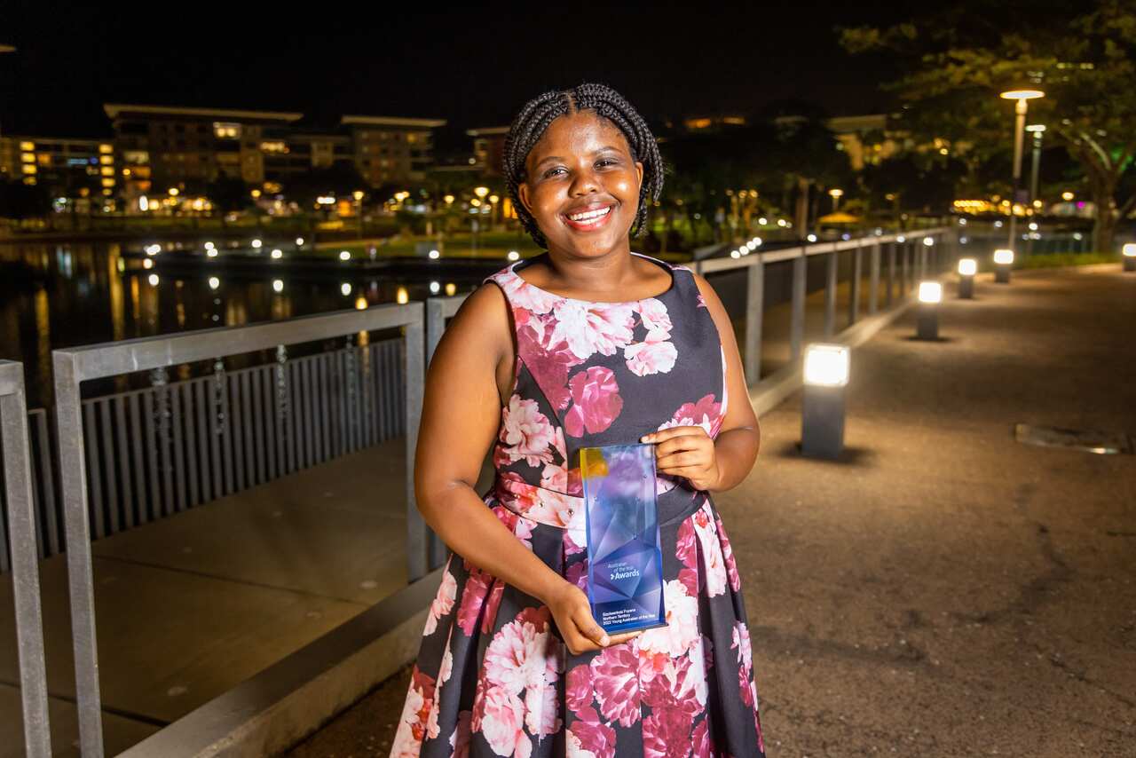 2022 Northern Terrritory Young Australian of the Year Sizolwenkosi Fuyana