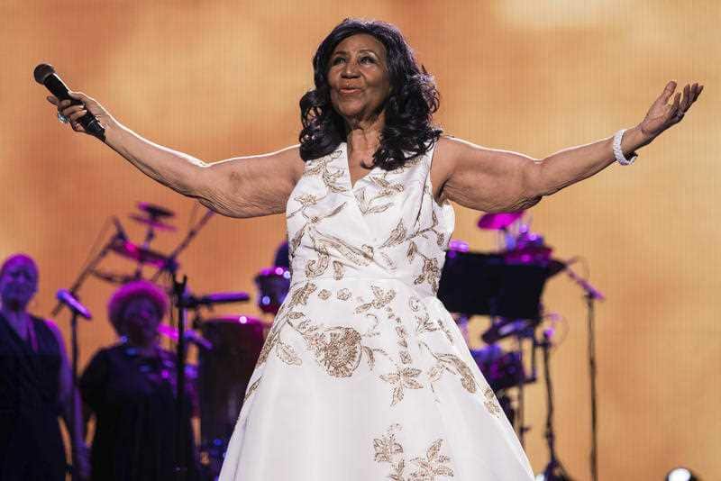 Aretha Franklin performs in 2017.
