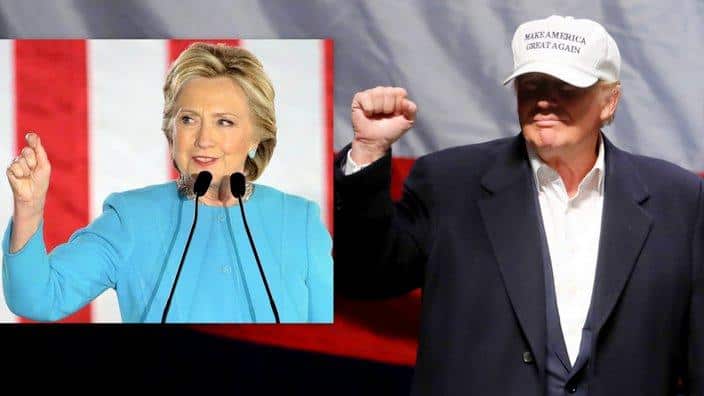 Hillary Clinton oder Donald Trump.