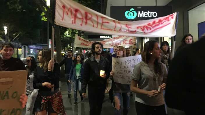 protest in melbourne