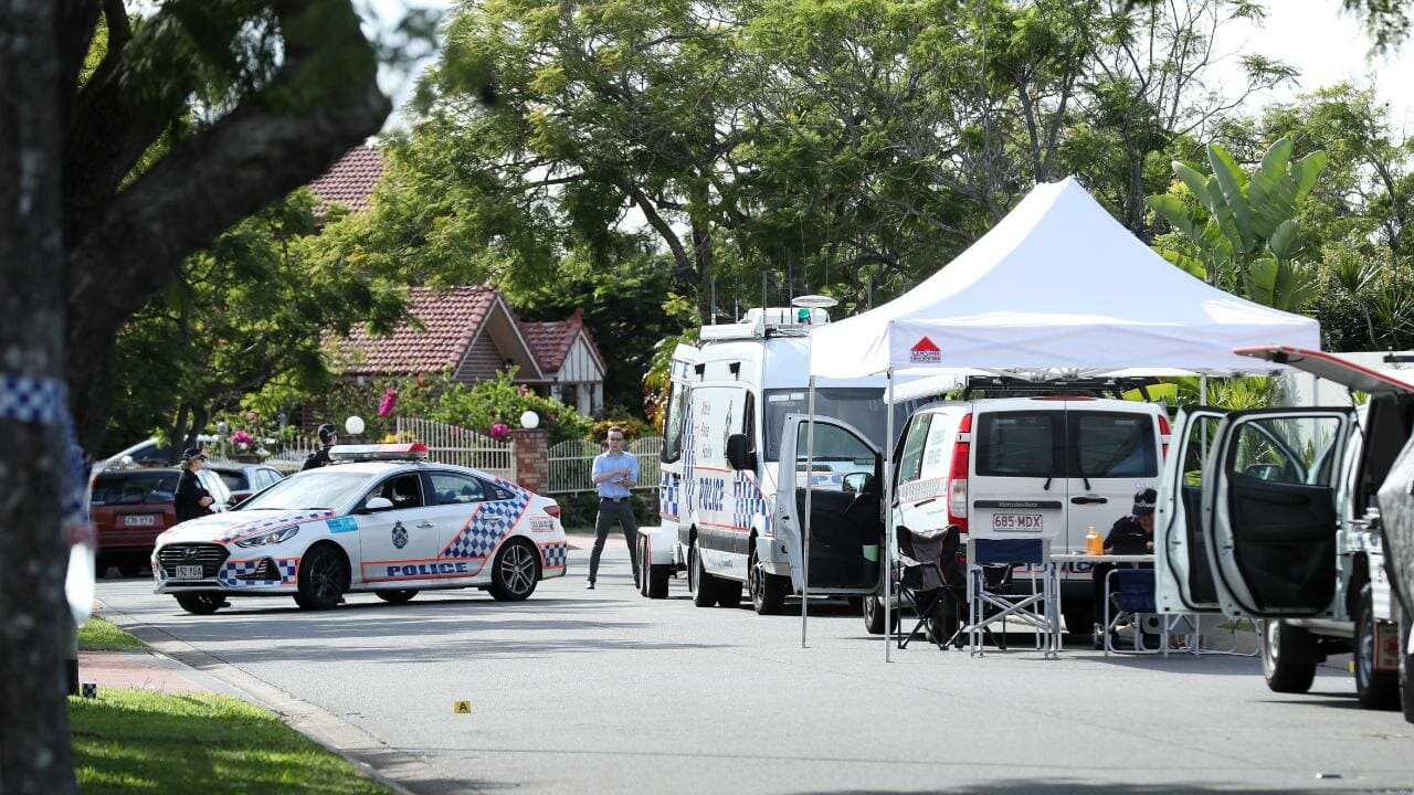 Paramedics were called to the property at Delfin Drive, MacGregor, around 11.40pm.