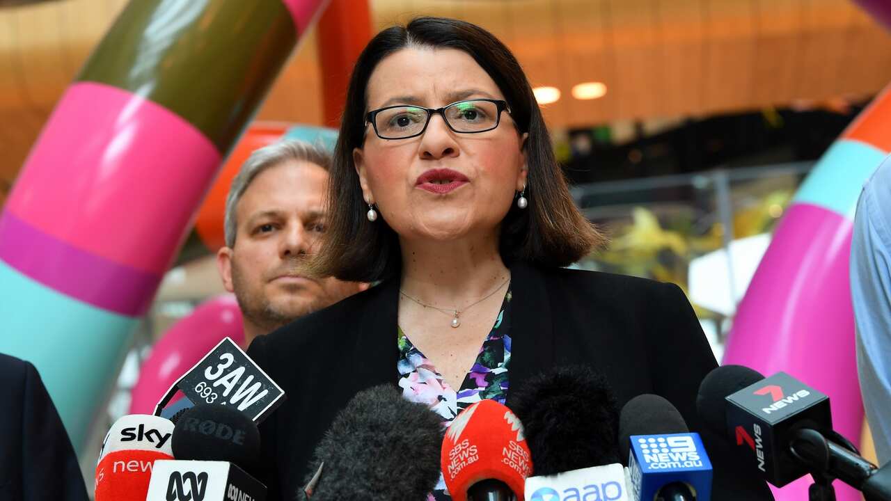 Victorian Health Minister Jenny Mikakos says passengers on the same flight as the infected woman are being contacted. 