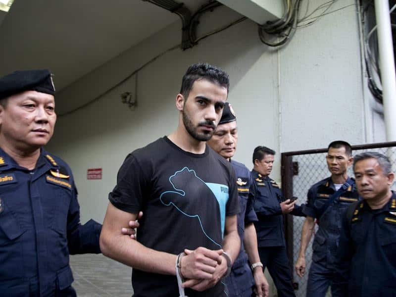 Hakeem al-Araibi and Thai prison guards