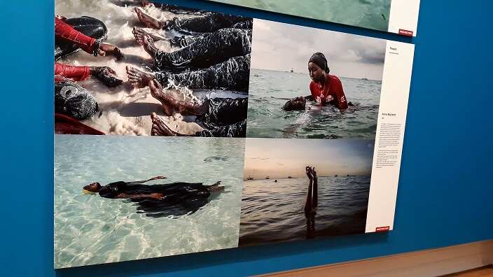 Anna Vogiazis's 'Finding Freedom in the Water'