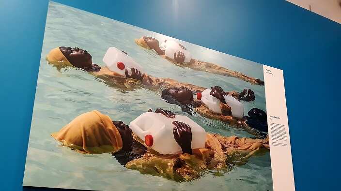 Anna Boyiazis's 'Finding freedom in the water'.