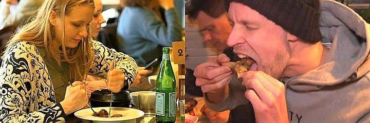 한국 음식 찾는 외국인들이 늘고 있다.