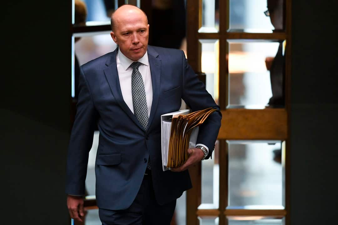 Australian Home Affairs Minister Peter Dutton has spoken out about the granting of a visa at the last minute to a young tourist to stay and work as a nanny.