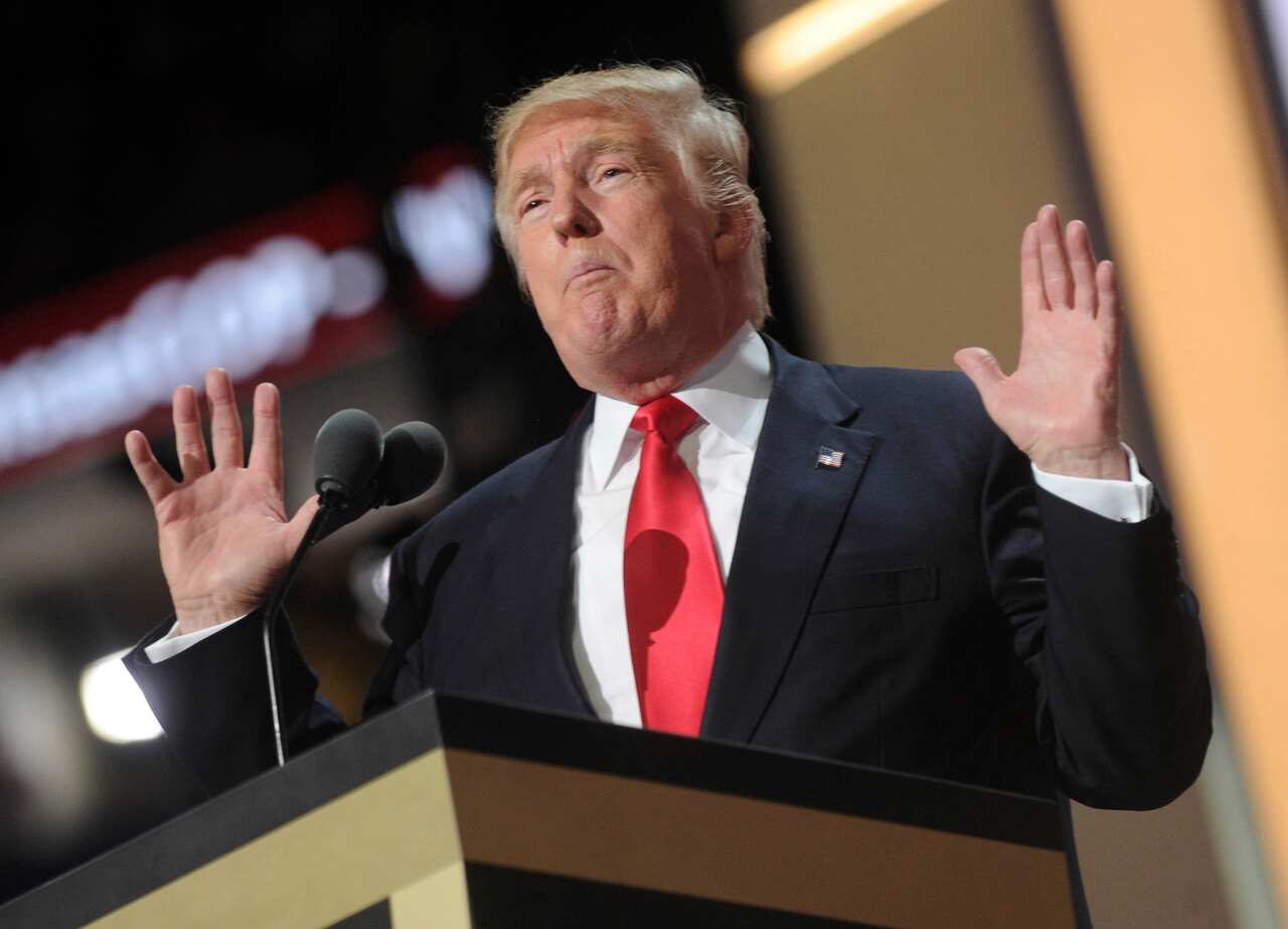 President Donald Trump has posted a storm of tweets railing against the Democrats.