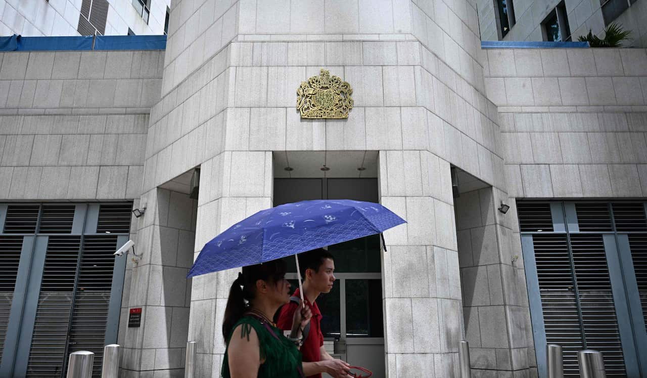 The British consulate in Hong Kong, where Cheng works