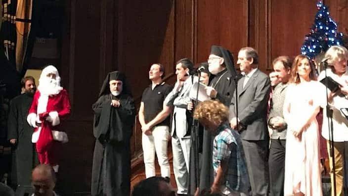 Στιγμιότυπο από τα Χριστουγεννιάτικα Κάλαντα της Αρχιεπισκοπής
