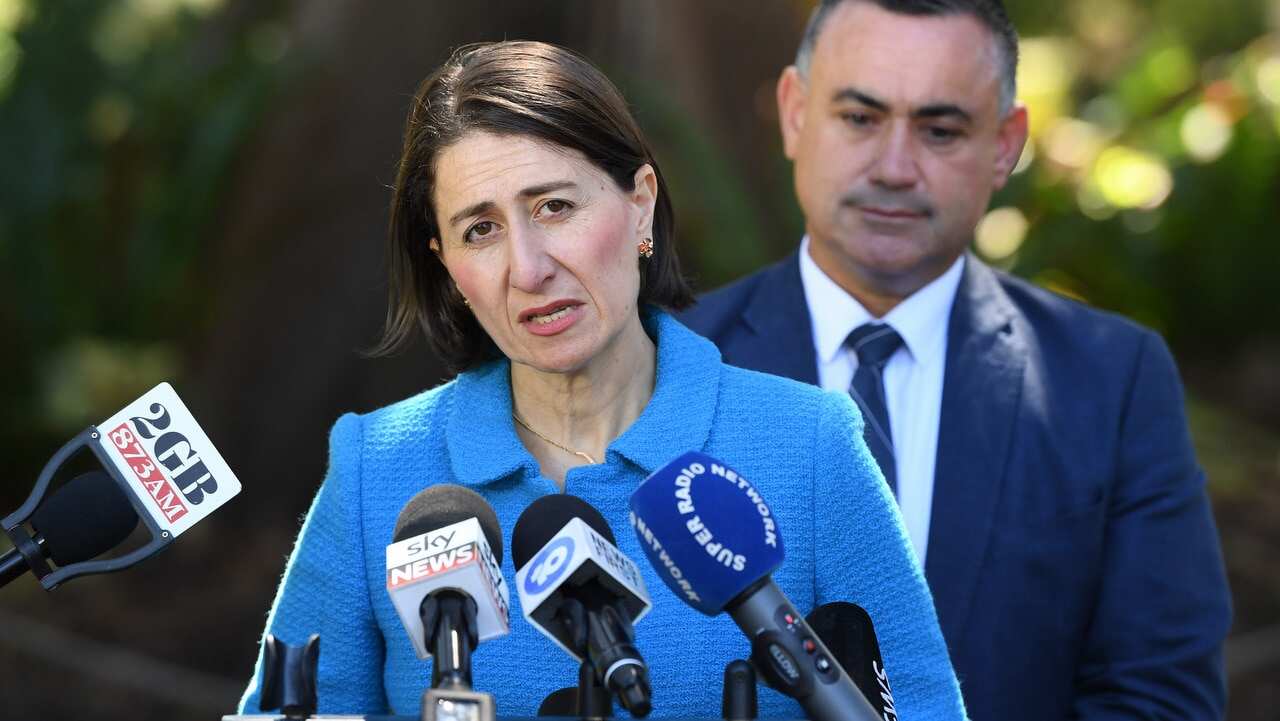 NSW Premier Gladys Berejiklian and NSW Deputy Premier John Barilaro.