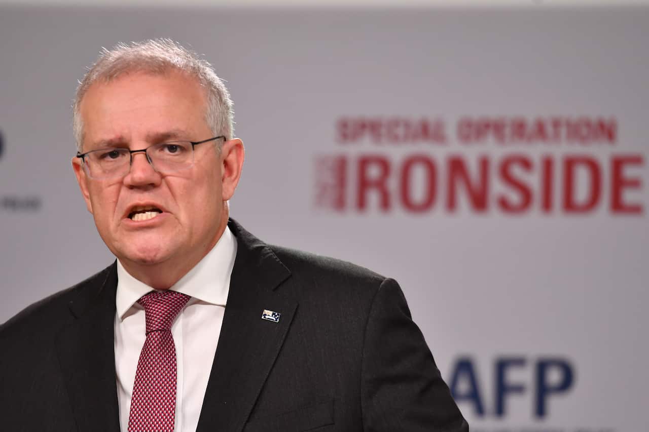 Scott Morrison has used a stunning international organised crime bust to pressure the opposition to back new wide-ranging surveillance powers.
