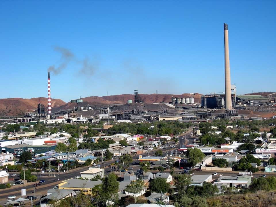 Postcode 4825, Mt Isa, is the most polluted in area.