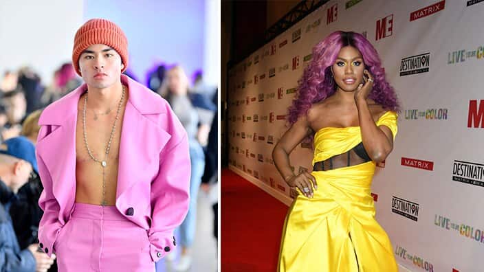 Chella Man and Laverne Cox