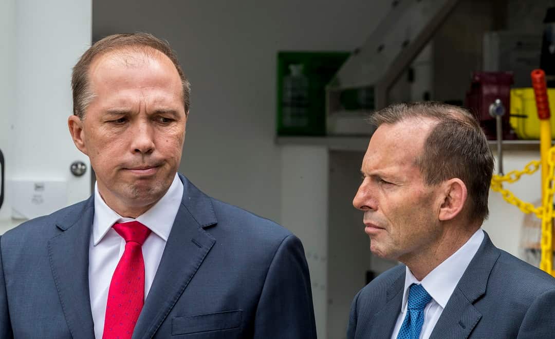Peter Dutton voted for Tony Abbott when Malcolm Turnbull successfully challenged him for the leadership in 2015. 