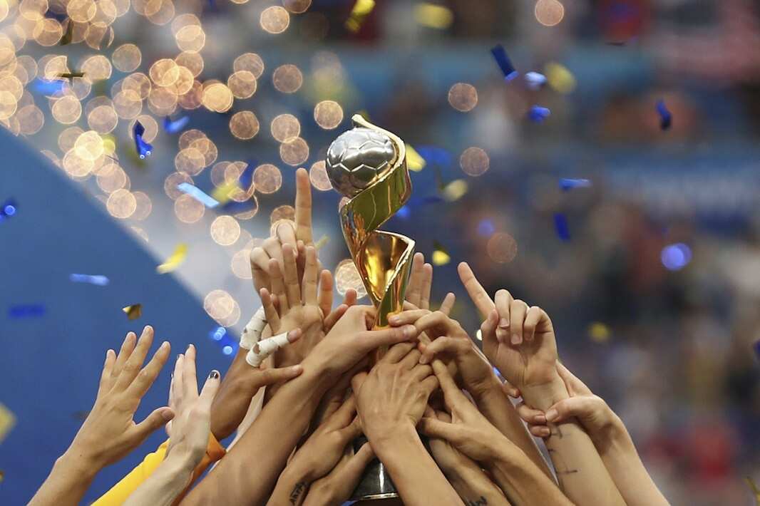 The Women's World Cup trophy.