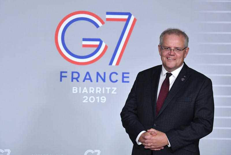 Prime Minister Scott Morrison at the G7 summit