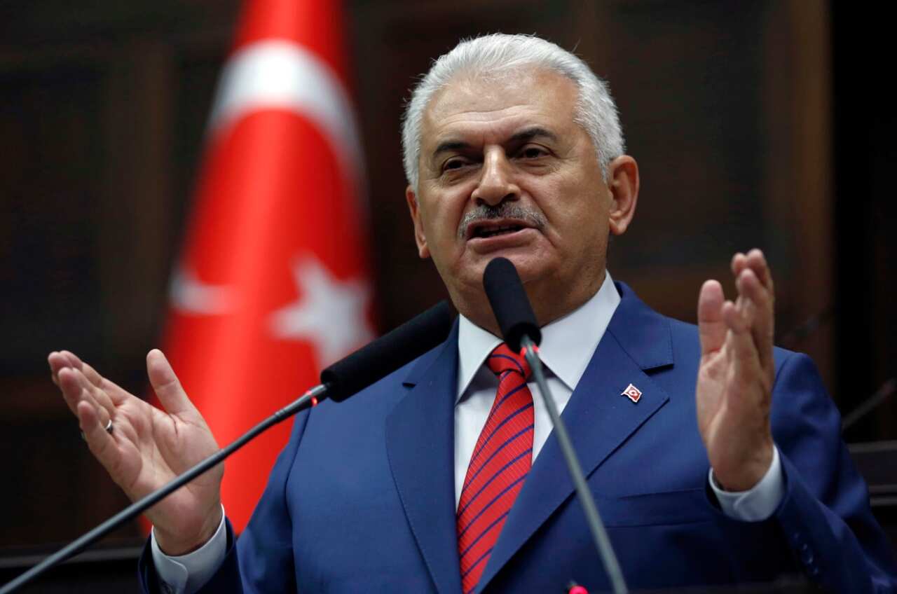 Turkey's Prime Minister Binali Yildirim