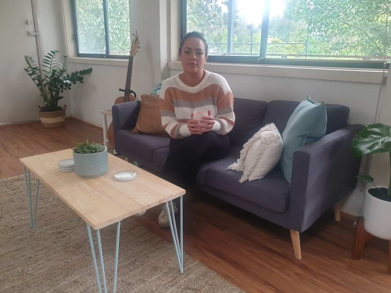 Meeya Wright is living in Melbourne but doesn't know when she will be able to see her kids in Queensland. 