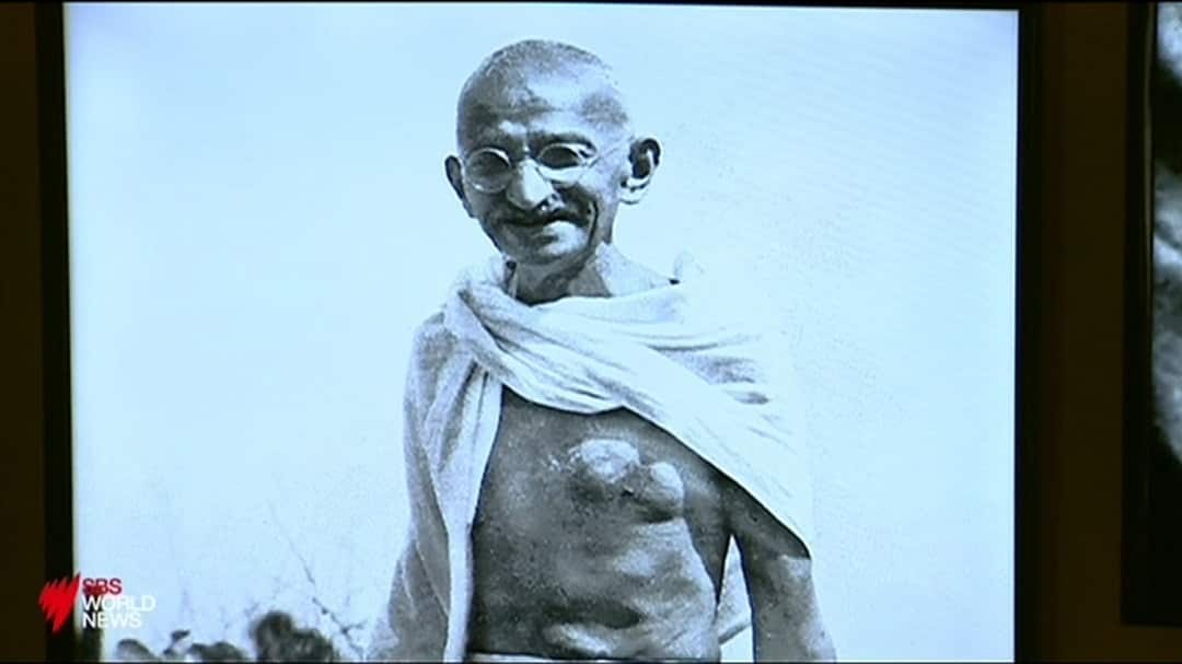 Mahatma Gandhi.