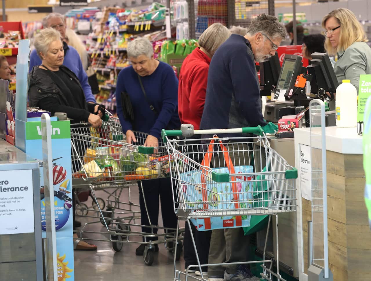 Supermarkets to work together to ensure grocery supply.