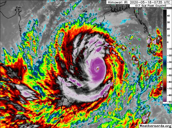 Cyclone Amphan is expected to make landfall tomorrow 