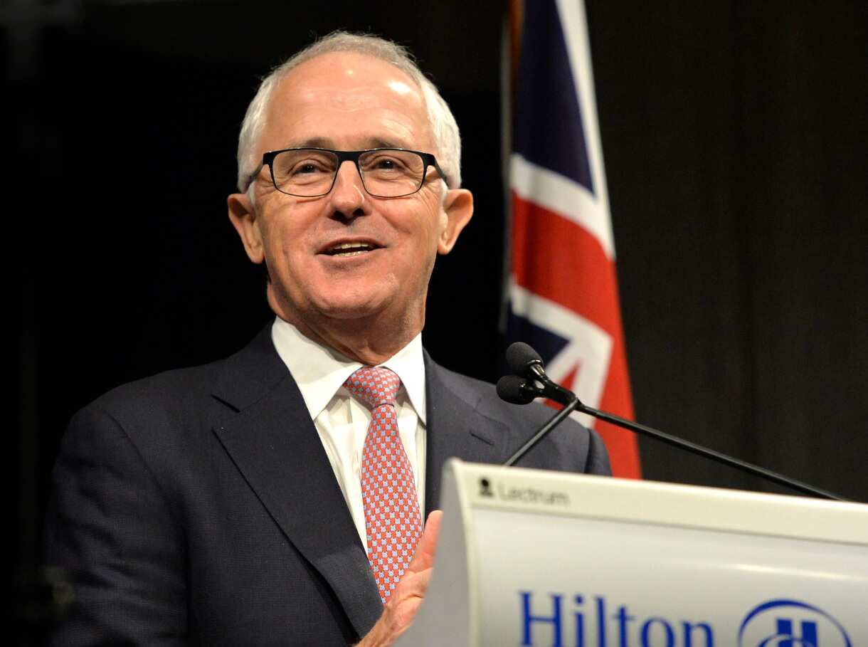 Prime Minister Malcolm Turnbull speaks at the SA Liberal Division Budget Lunch at the Hilton Hotel, Adelaide, Tuesday, May 16, 2017.