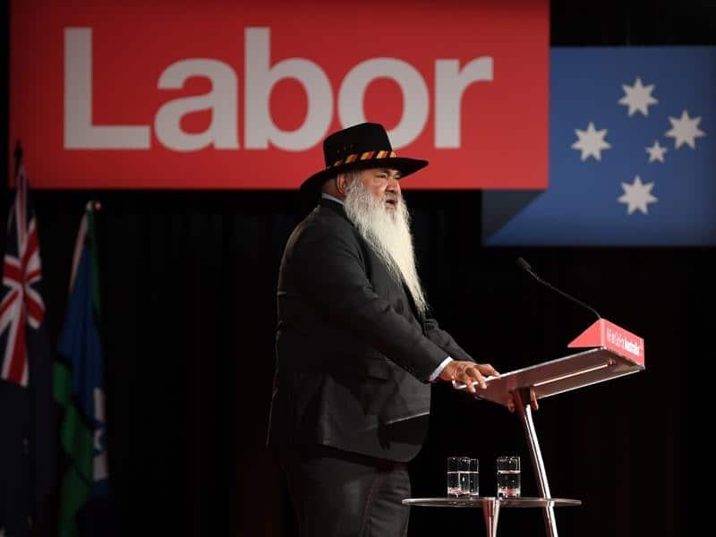 Shadow Indigenous Affairs Minister Senator Pat Dodson