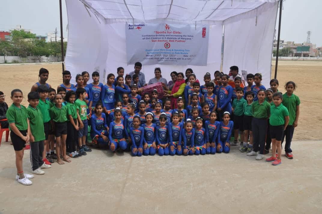 District level workshop at Jahara Bagh stadium Jhajjar