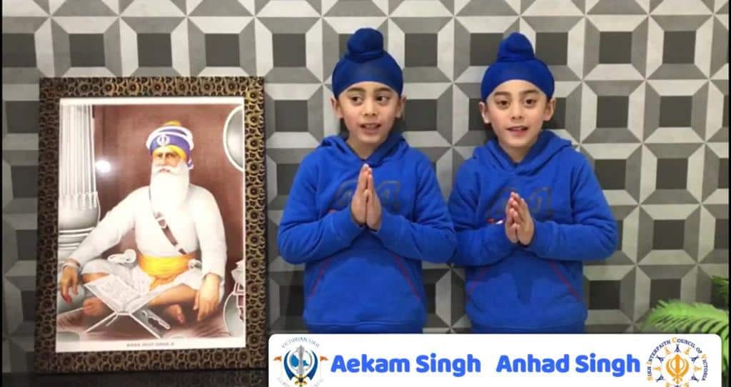 Kids doing prayers for coronavirus pandemic