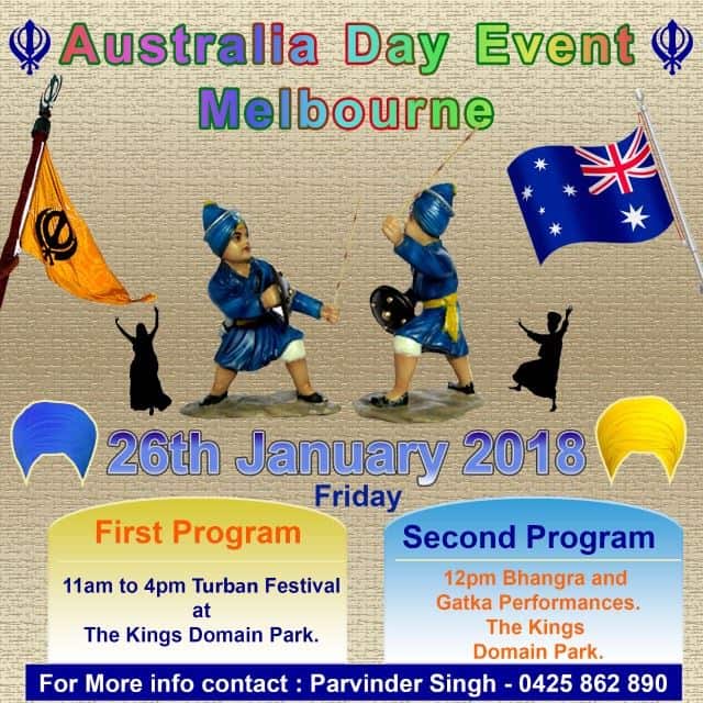 Bhangra at official Australia Day celebrations