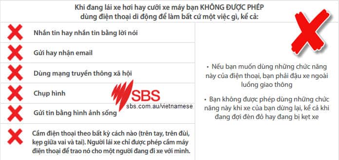 Road rules: mobile phones