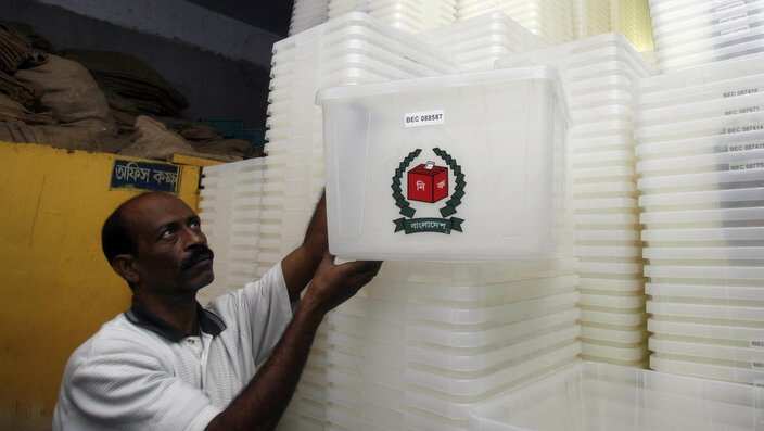 A Bangladeshi election commission employ