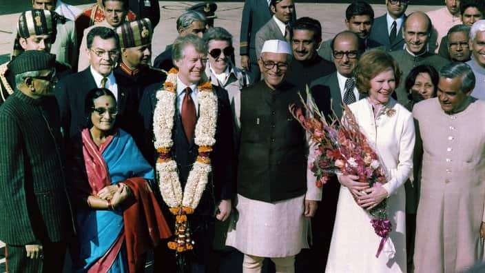 January 1978 visit of US President Jimmy Carter to India.