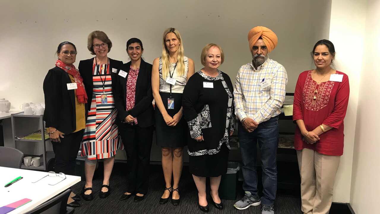 Punjabi community with NESA officials