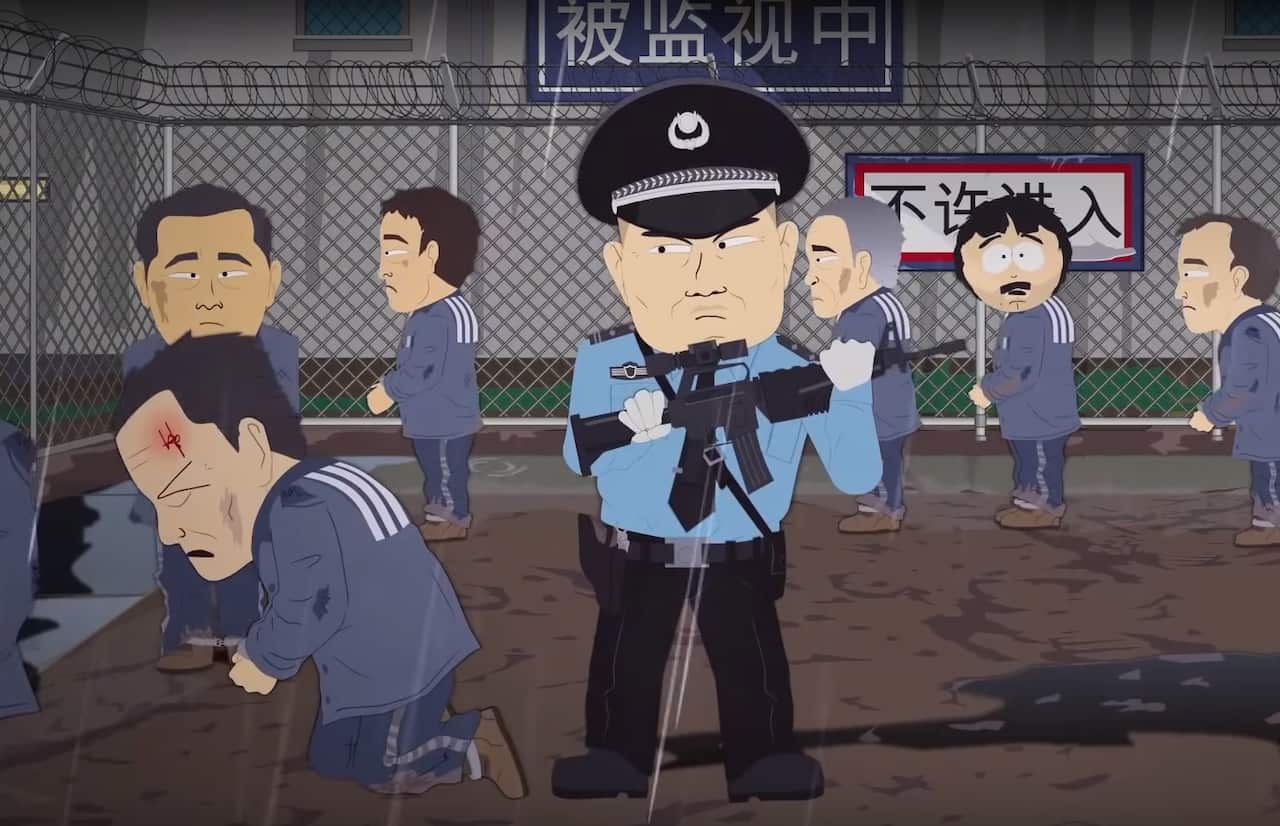 South park episode was banned in China. 