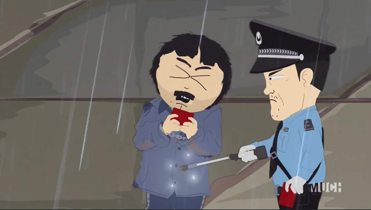 South Park episode was banned in China