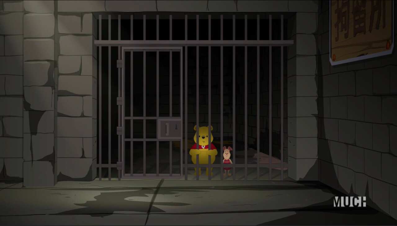 South Park episode was banned in China. 