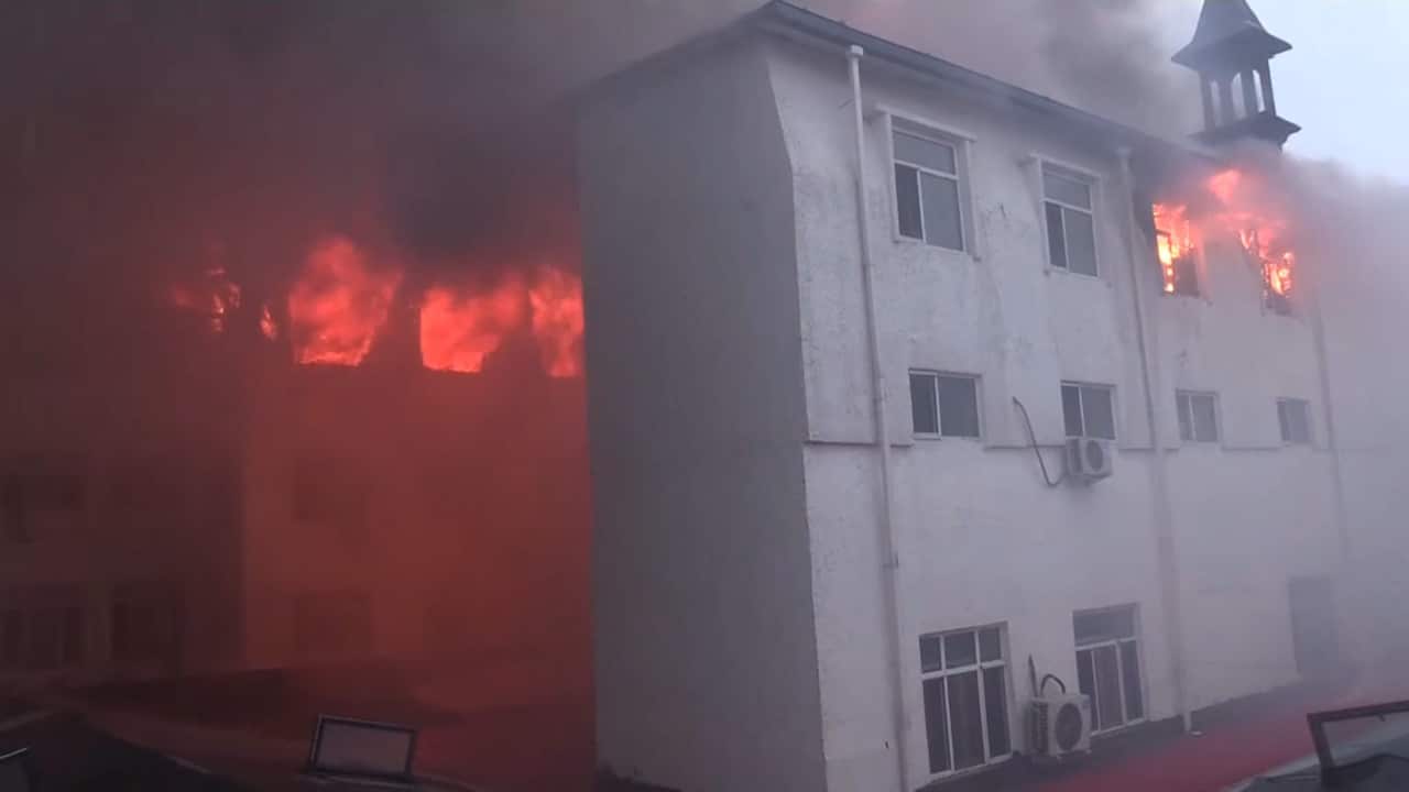 Fire at hotel kills up to 20 people in northwest China.
