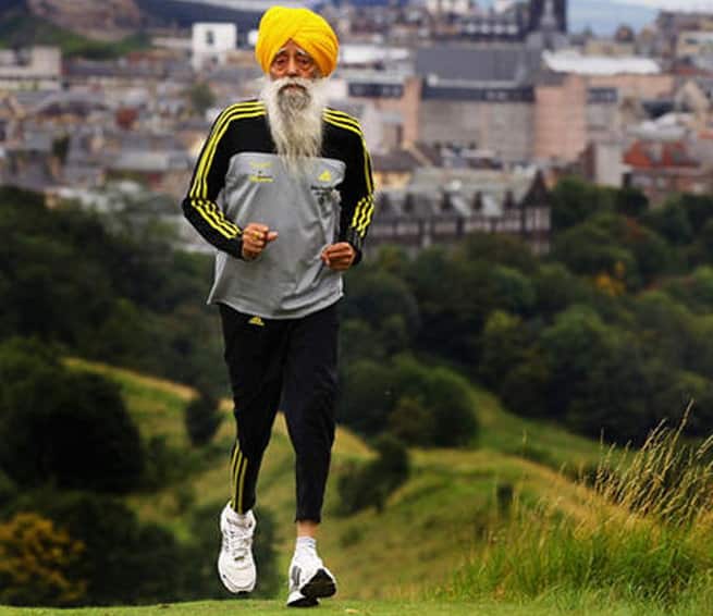 104 year old Fauja Singh, Marathon Runner