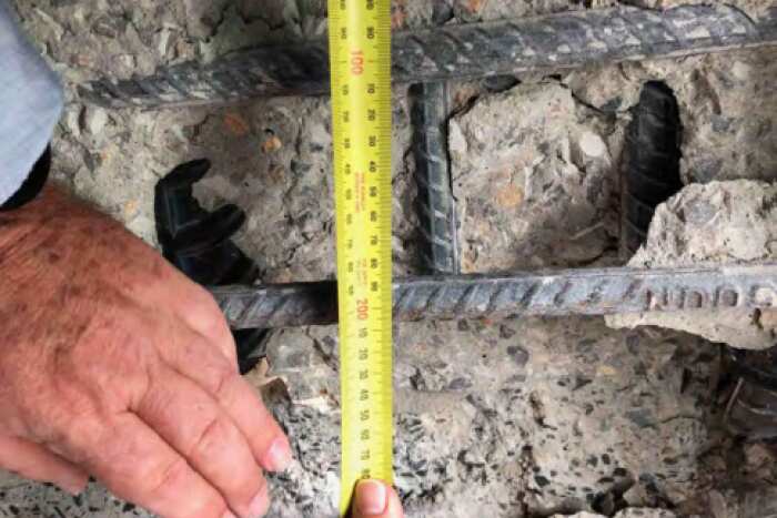 Measurement from Opal Tower report.